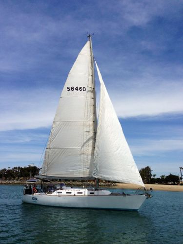 Farr 44 sailboat in San Diego, California-USA