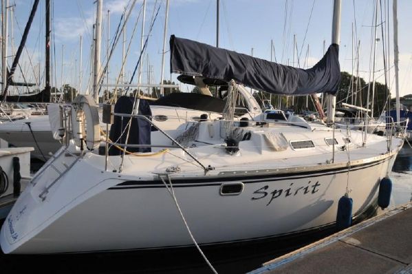 Hunter 37 Legend sailboat in Alameda, California-USA
