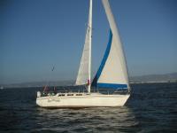 Catalina 36 sailboat in Alameda, California-USA