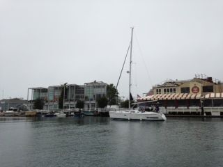 Hunter 36 sailboat in Newport Beach, California-USA