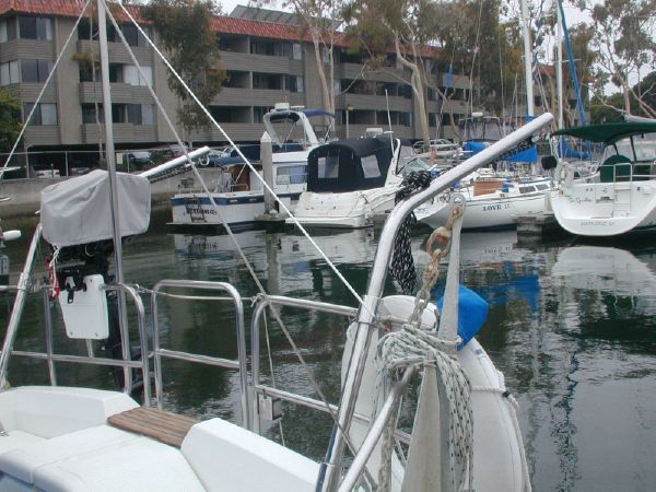 Hunter 34 sailboat in Marina Del Rey, California-USA