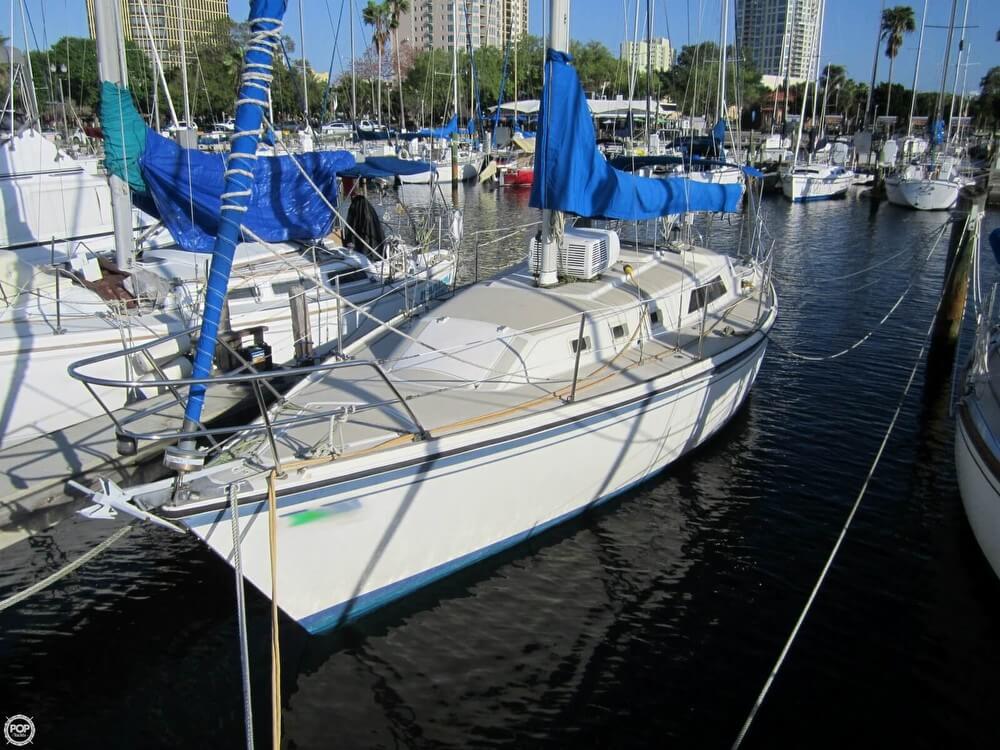 O'Day 34 sailboat in St Petersburg, Florida-USA