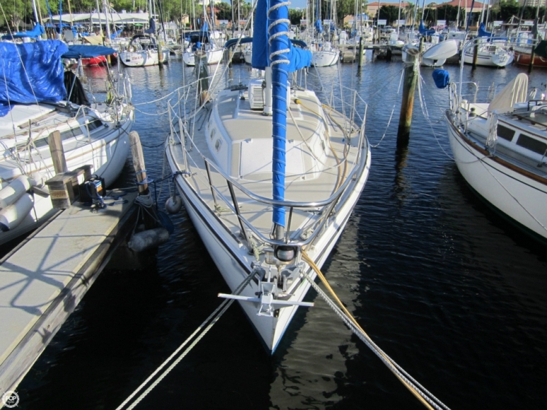 O'Day 34 sailboat in St Petersburg, Florida-USA
