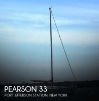 Pearson 10 M sailboat in Port Jefferson Station, New York, U.S.A