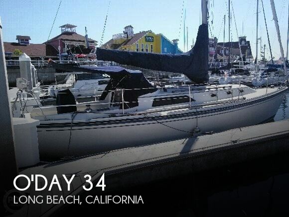 O'Day 34 sailboat in Long Beach, California-USA