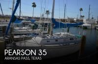 Pearson 35 sailboat in Aransas Pass, Texas, U.S.A
