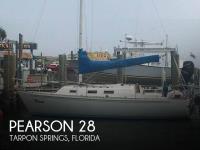 Pearson J28 sailboat in Tarpon Springs, Florida-USA