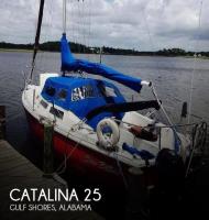 Catalina 25 sailboat in Gulf Shores, Alabama, U.S.A