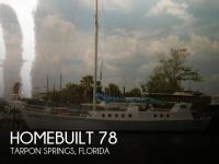 Homebuilt 78 sailboat in Tarpon Springs, Florida-USA