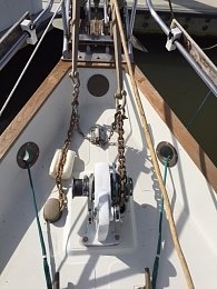 Pacific Seacraft 32 sailboat in Chesapeake City, Maryland-USA