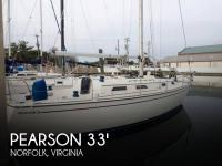 Pearson P-34 centerboard sailboat in Norfolk, Virginia, U.S.A