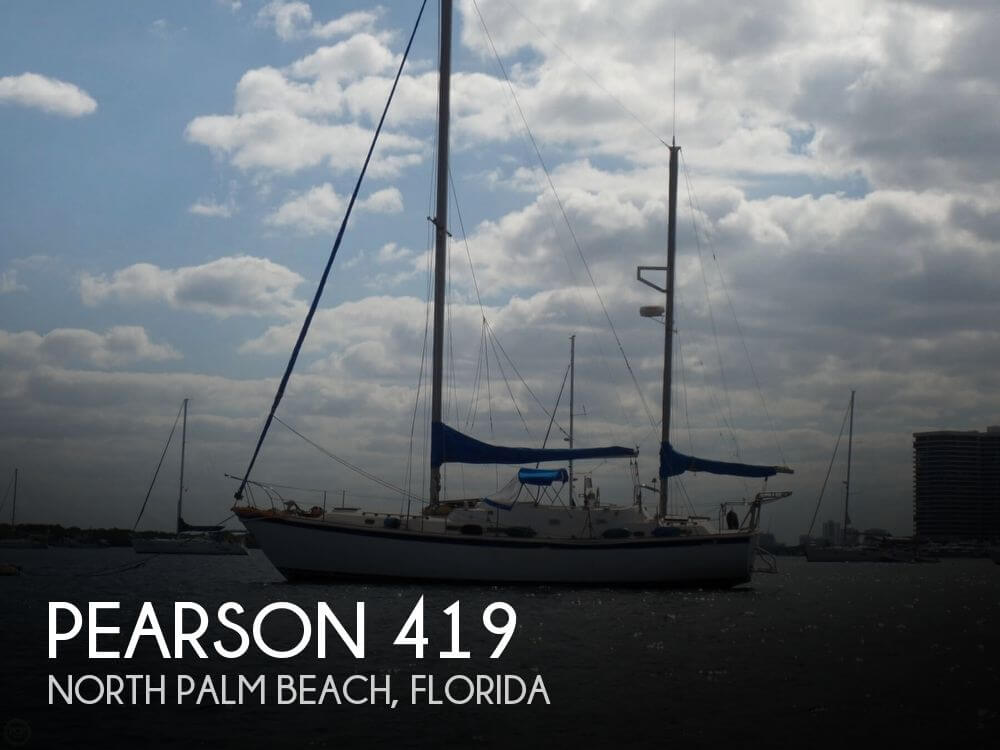 Pearson 419 sailboat in North Palm Beach, Florida-USA