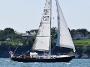 Hinckley 41 sailboat in Portsmouth, Rhode Island, U.S.A